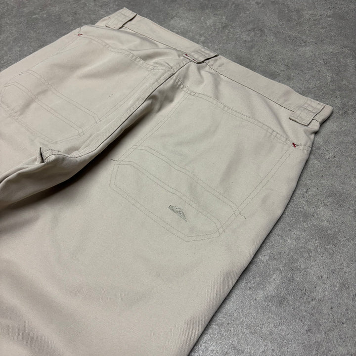 Vintage Quiksilver Beige Straight Fit Trousers (M)
