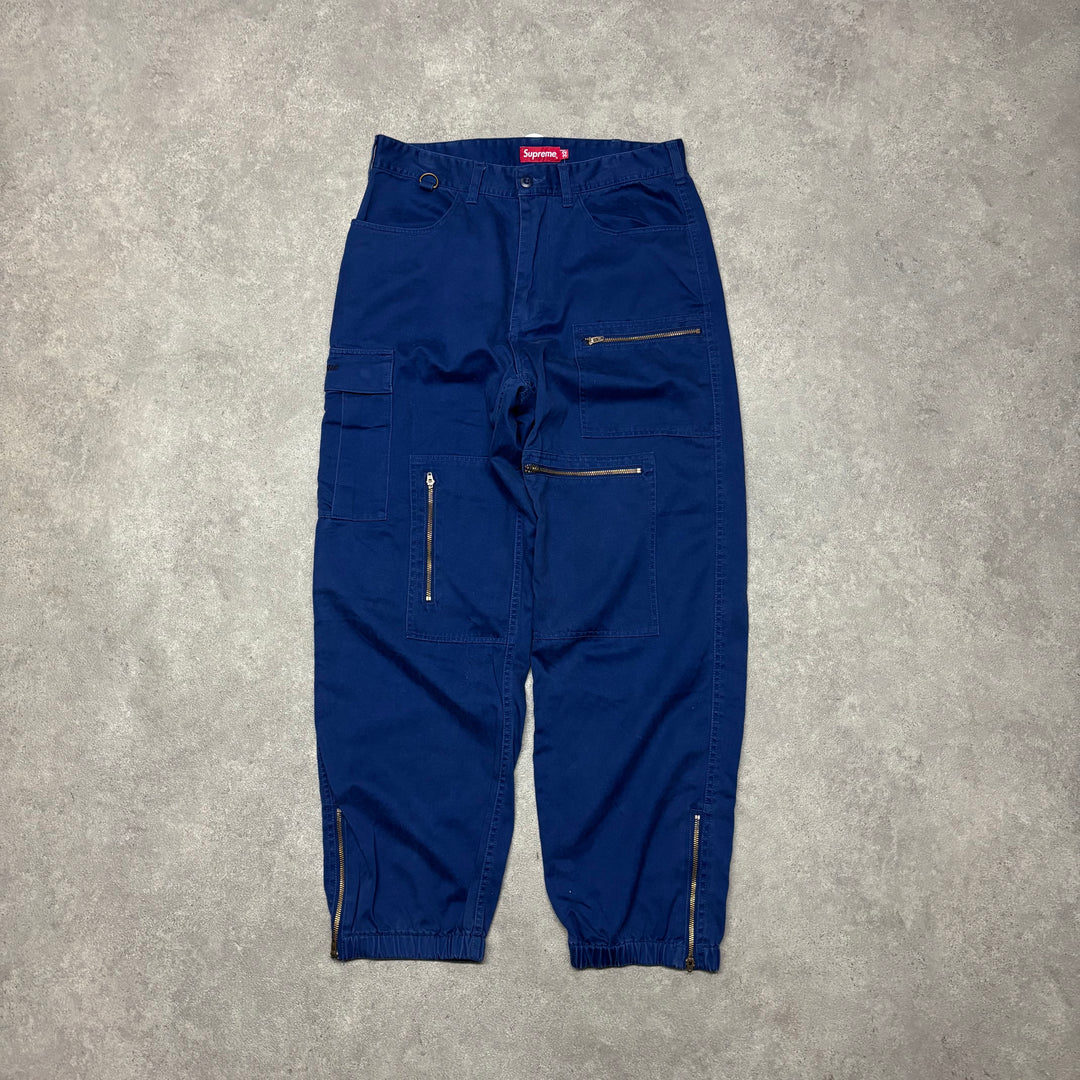 Supreme Blue Cargo Trousers (32x30)