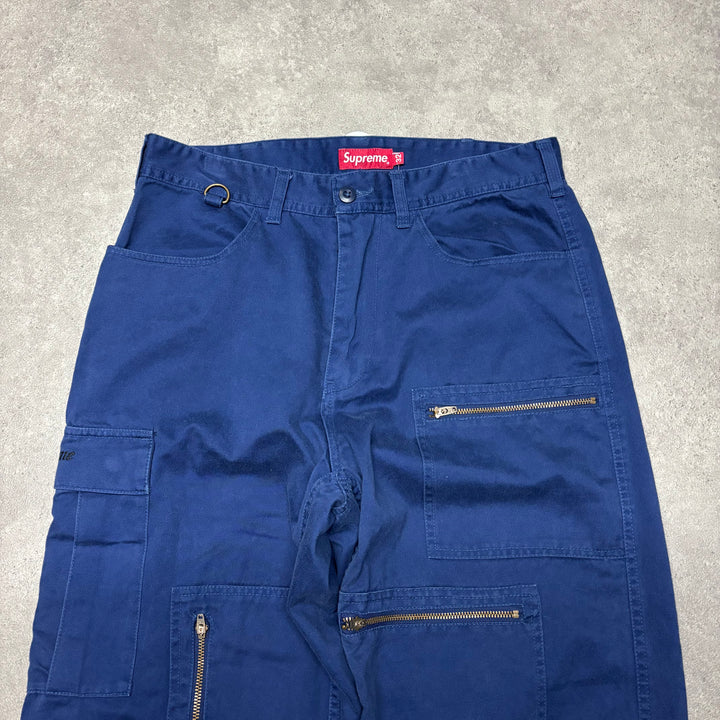 Supreme Blue Cargo Trousers (32x30)