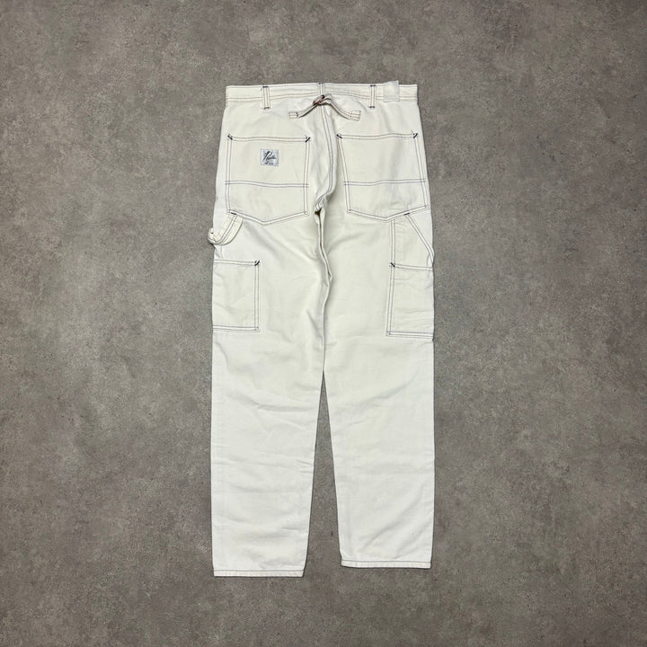 Needles Straight Fit White Trousers (32x30)
