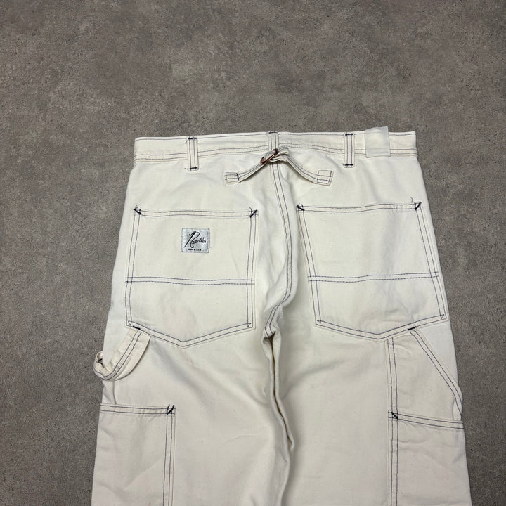 Needles Straight Fit White Trousers (32x30)
