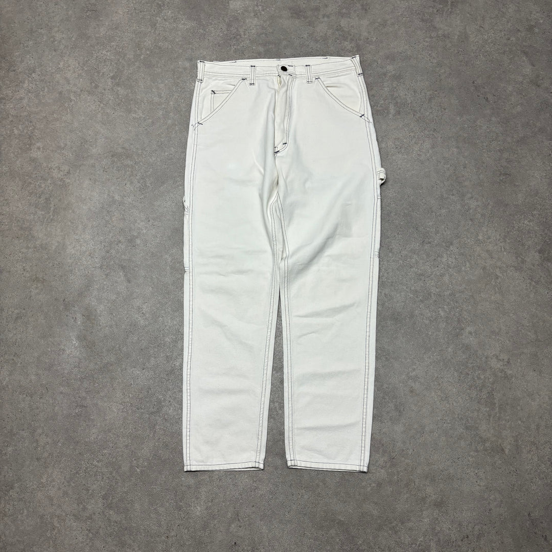 Needles Straight Fit White Trousers (32x30)