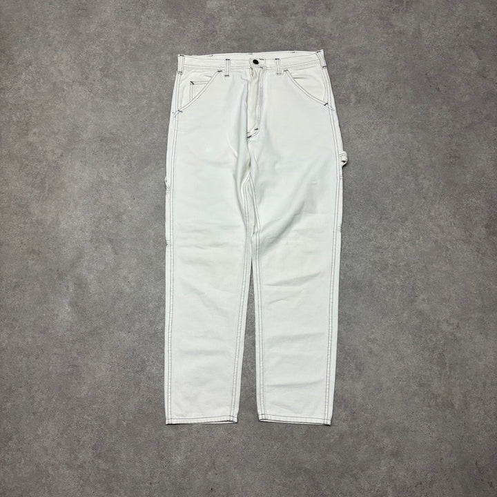 Needles Straight Fit White Trousers (32x30)