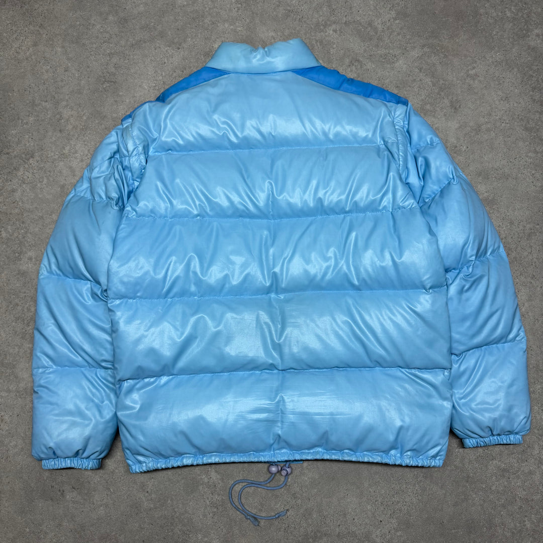 80's Vintage Nike Made In Italy Blue Down Puffer Jacket (XL)