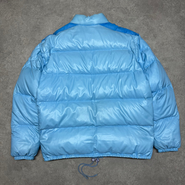 80's Vintage Nike Made In Italy Blue Down Puffer Jacket (XL)