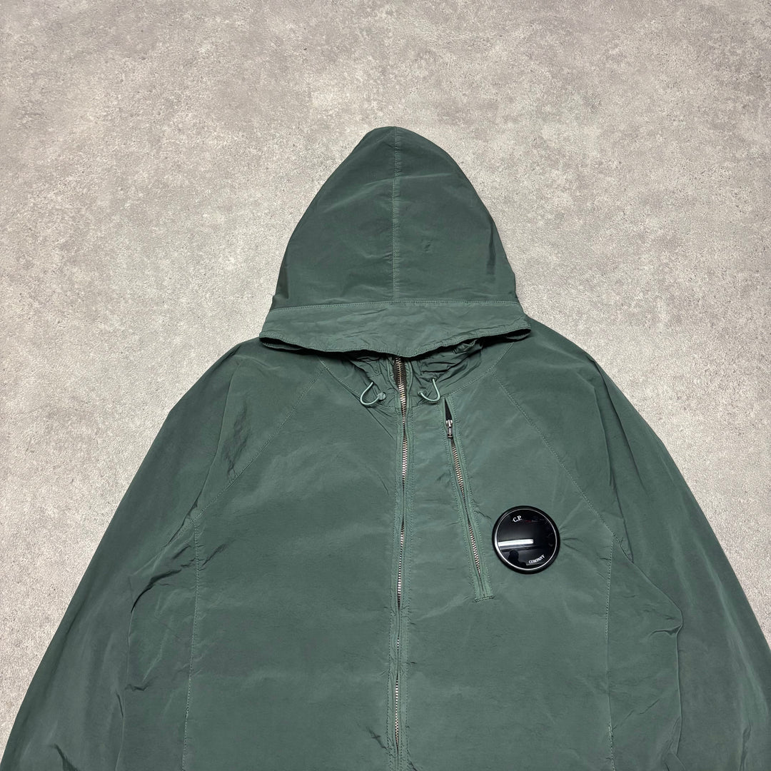 Vintage CP Company Green Lightweight Hooded Jacket (M)