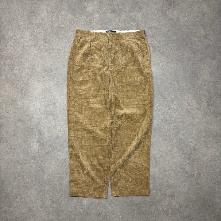 Vintage Polo Ralph Lauren Beige Corduroy Trousers
