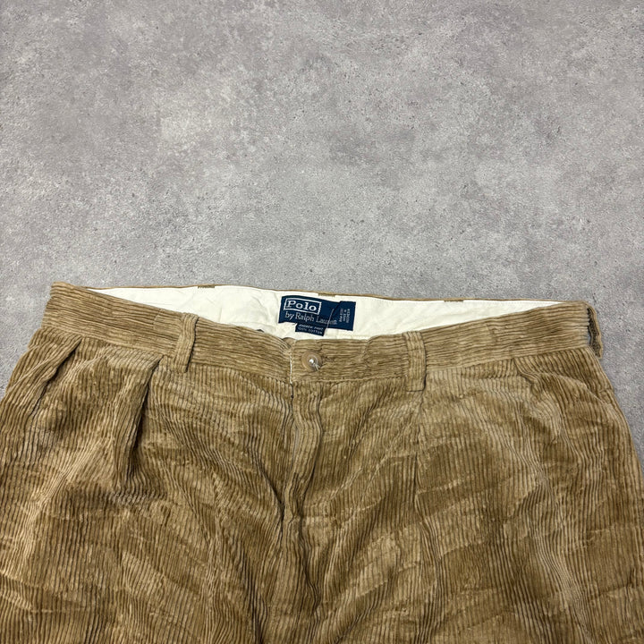 Vintage Polo Ralph Lauren Beige Corduroy Trousers