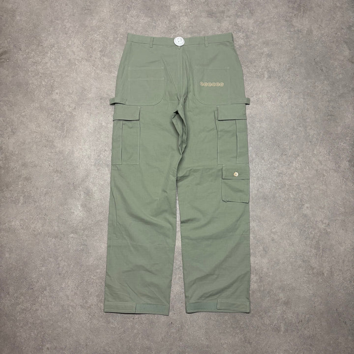 Cargo Green Baggy Trousers (L)