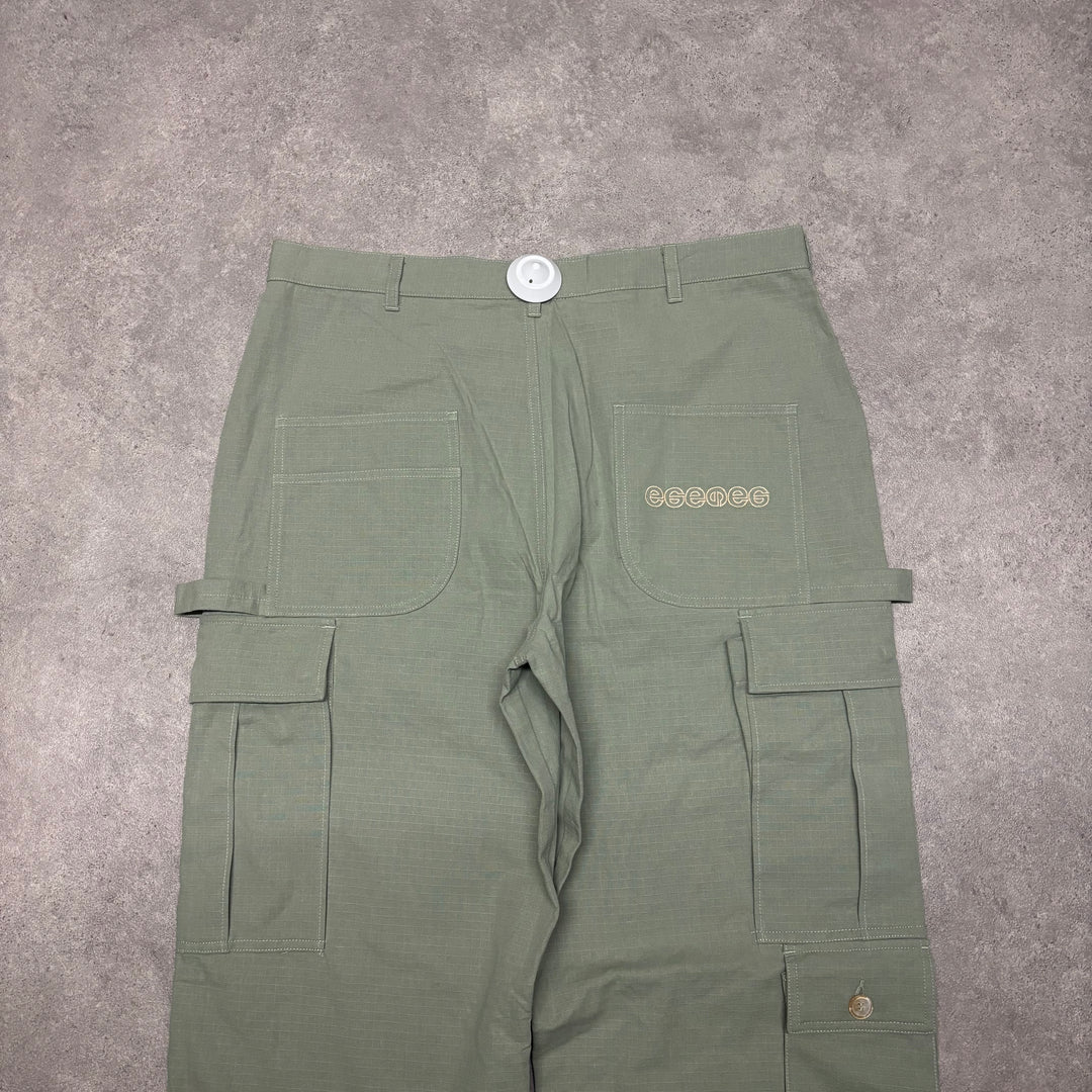 Cargo Green Baggy Trousers (L)
