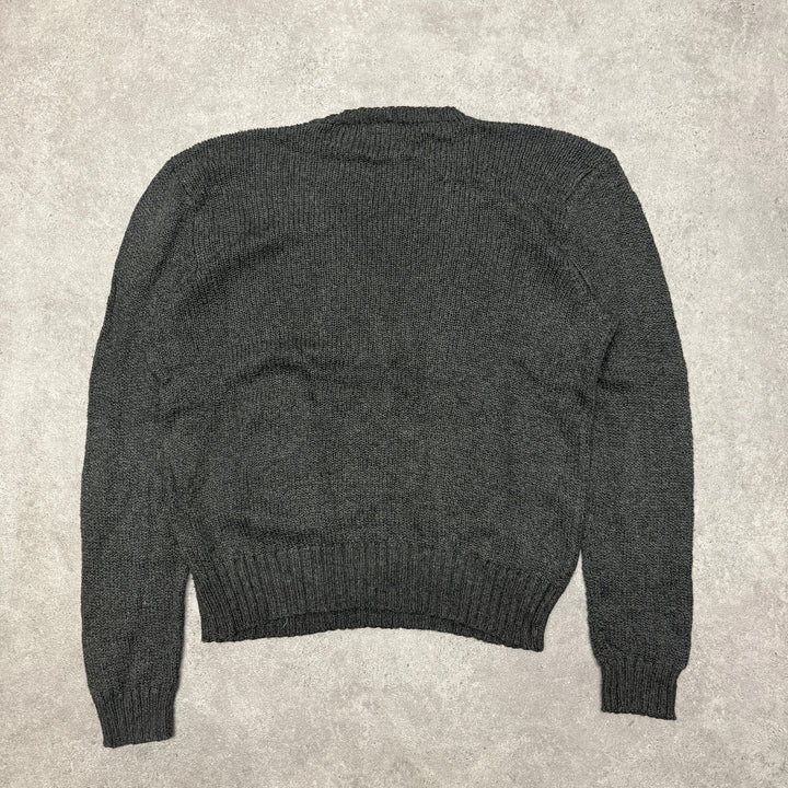 Polo Ralph Lauren Crew Neck Knit Jumper  Size L Grey