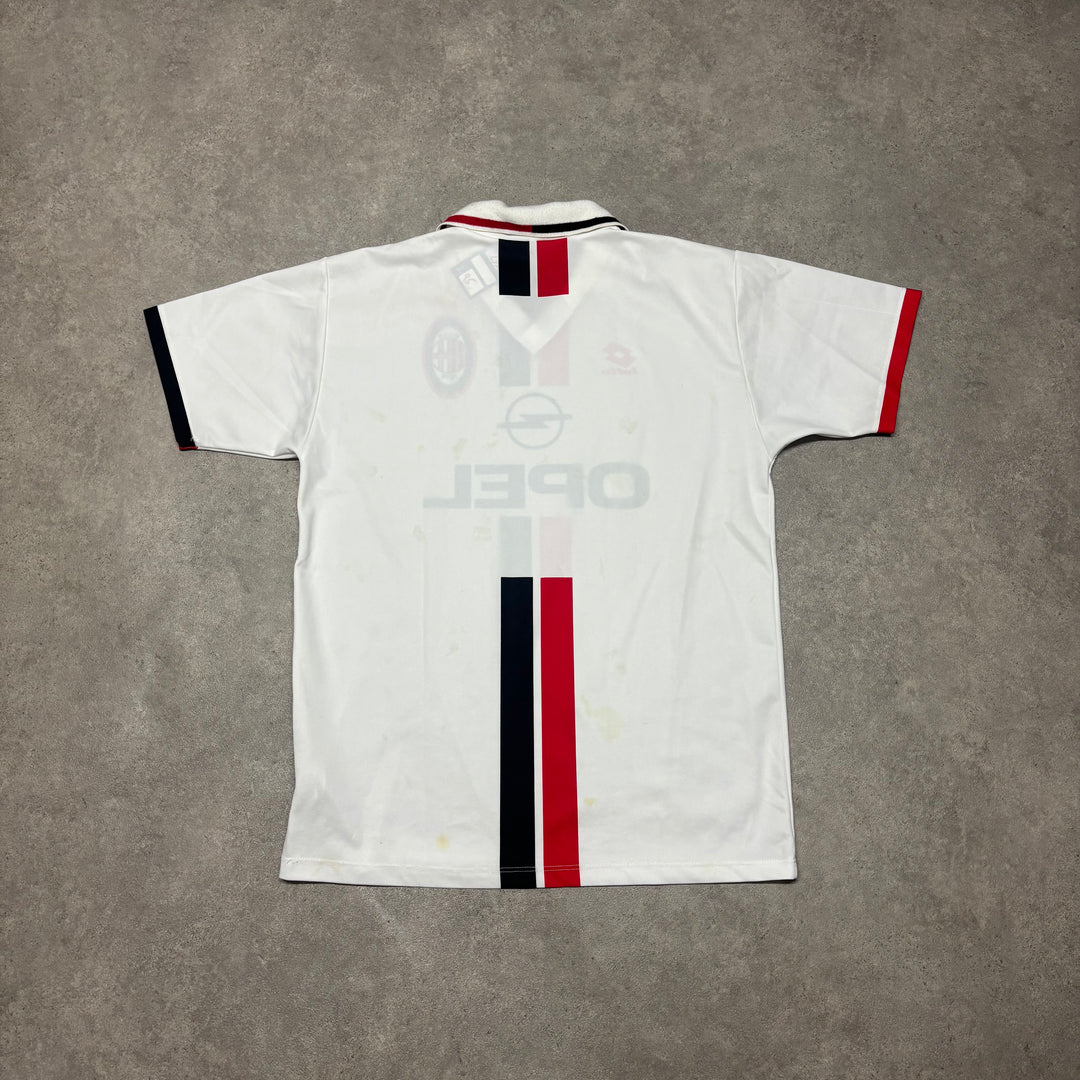 96-97 Vintage Lotto AC Milan Away Football Top (L)