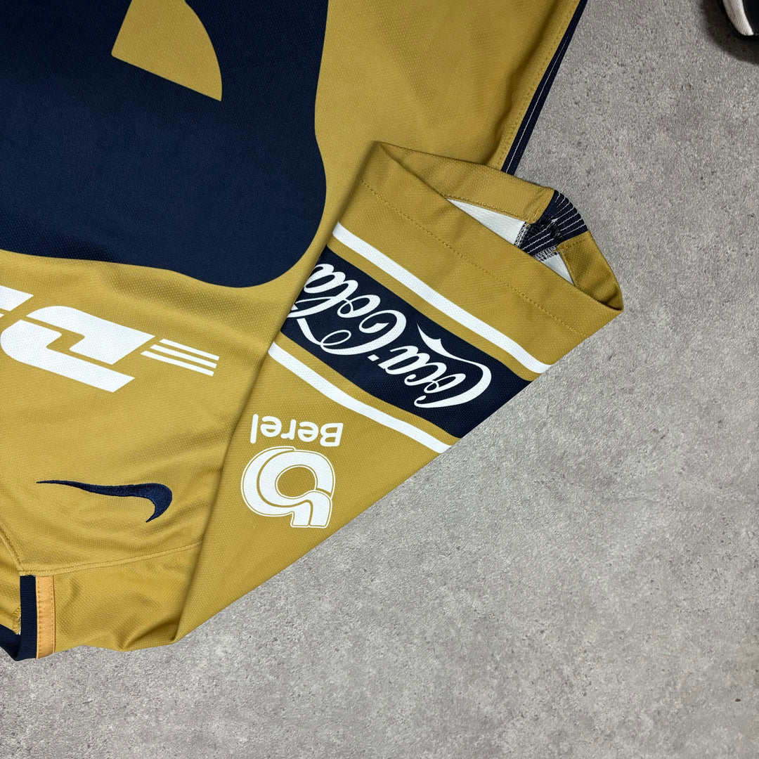 Vintage Nike UNAM Gold Away Football Shirt (L)