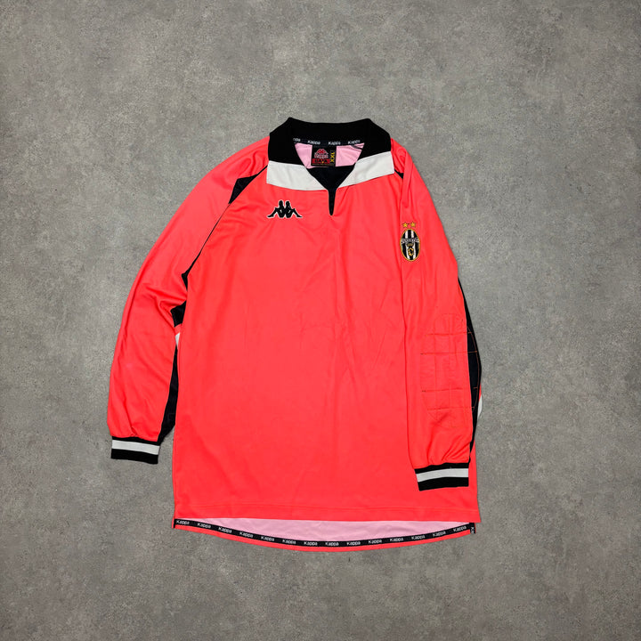 98-99 Vintage Kappa Juventus Third Goalkeeper Football Shirt (XXL)