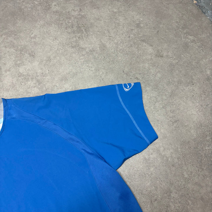 00's Vintage Nike Blue Football T-Shirt (XXL)