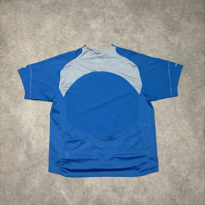 00's Vintage Nike Blue Football T-Shirt (XXL)