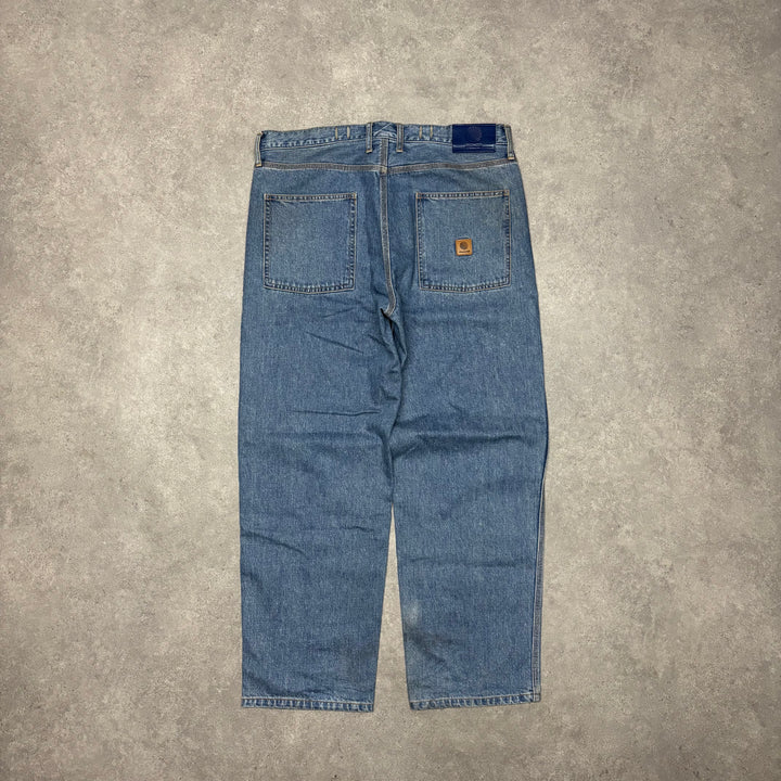 Hellrazor Baggy Blue Denim Jeans (L)
