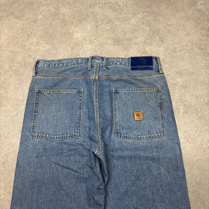 Hellrazor Baggy Blue Denim Jeans (L)