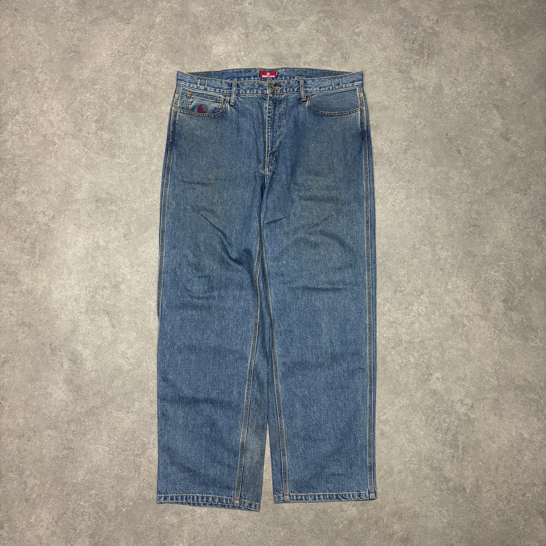 Hellrazor Baggy Blue Denim Jeans (L)