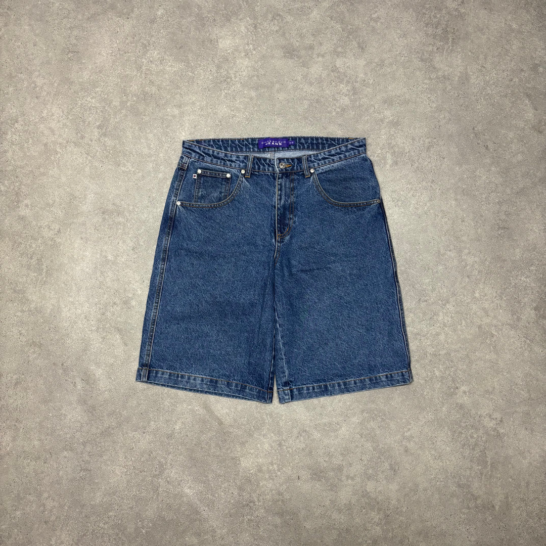 Punkandyo Blue Denim Shorts (32)