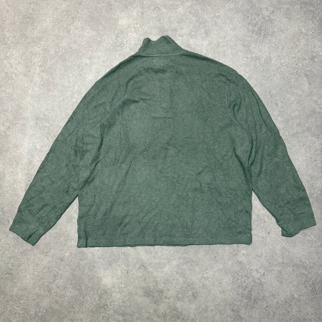 Polo Ralph Lauren Quarter Zip Jumper  Size 2XL  Green