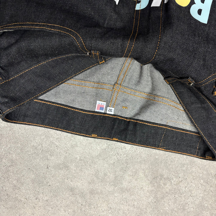 Badfriend Baggy Black Denim Jeans (32x30)