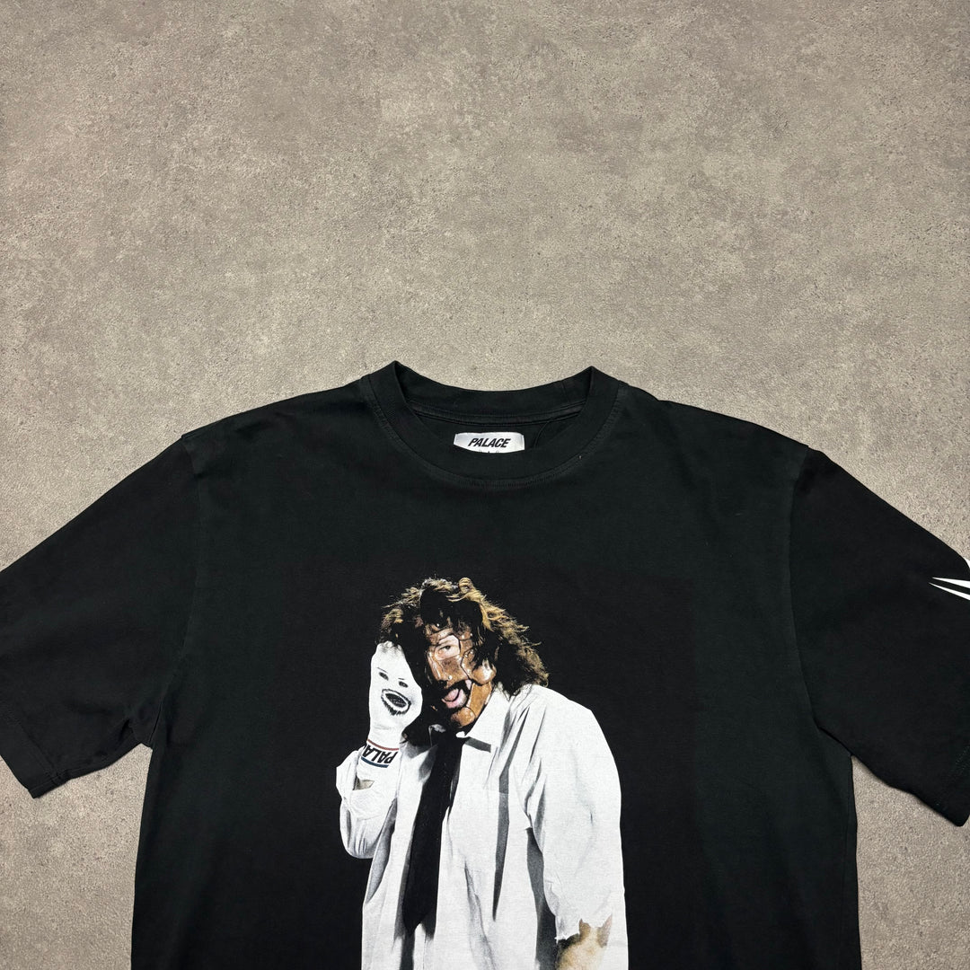 Palace  x WWE Mandking Sock Black T-Shirt (L)