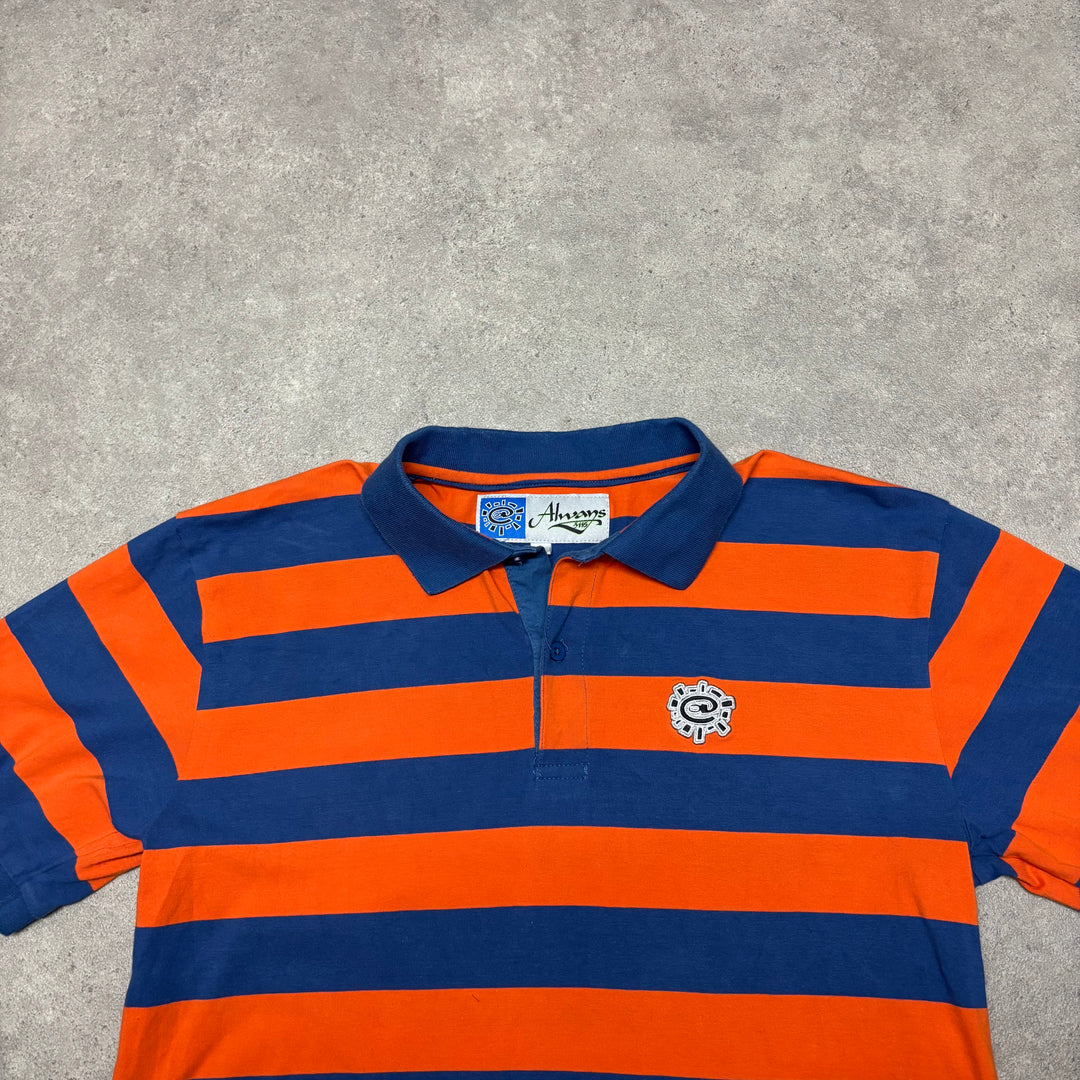 Always Do What You Should Do Striped Polo Shirt (M)