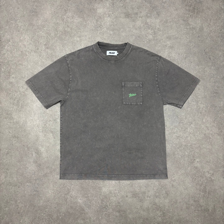 Palace Faded Grey Pocket T-Shirt (L)