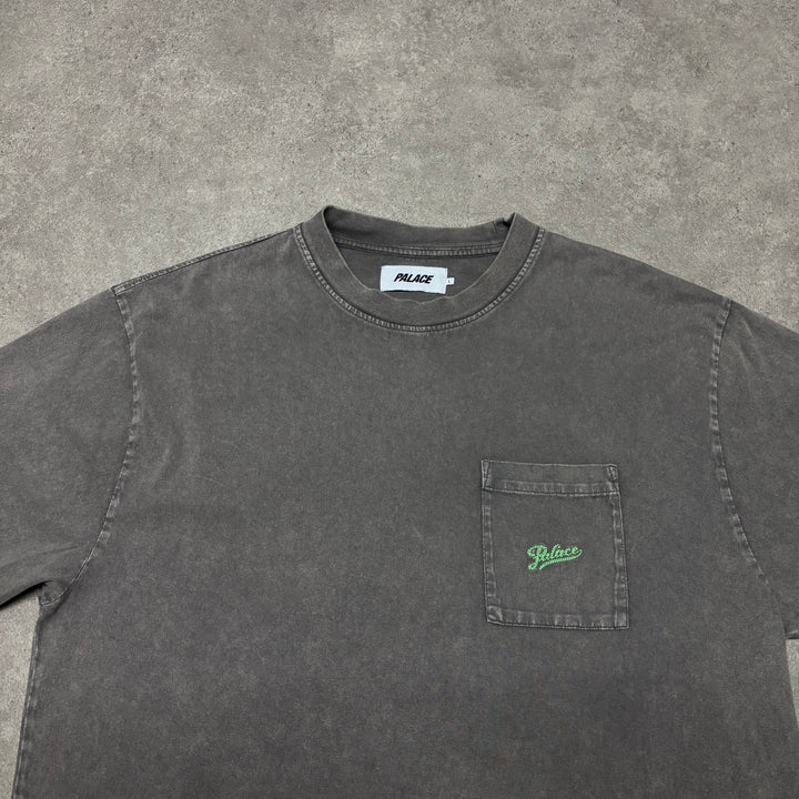 Palace Faded Grey Pocket T-Shirt (L)