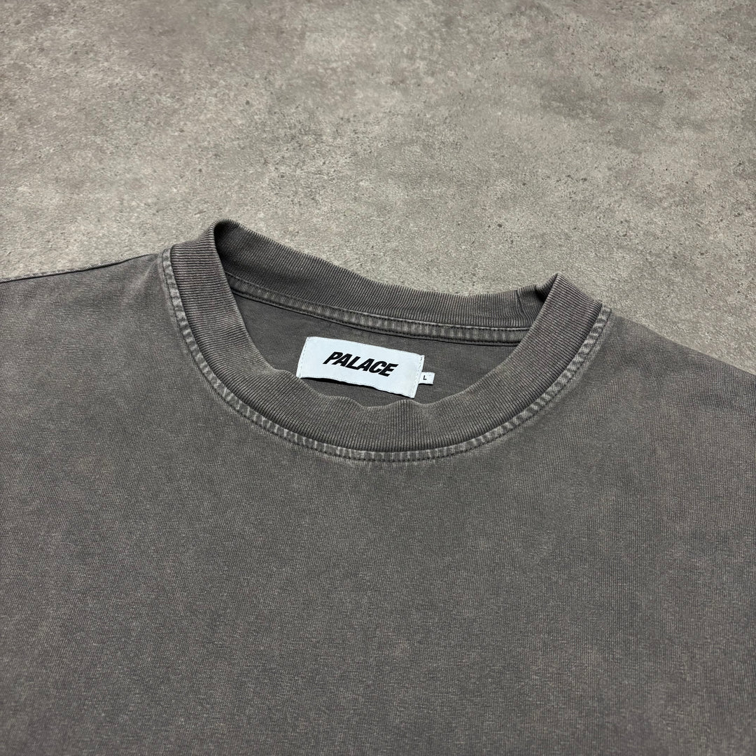 Palace Faded Grey Pocket T-Shirt (L)