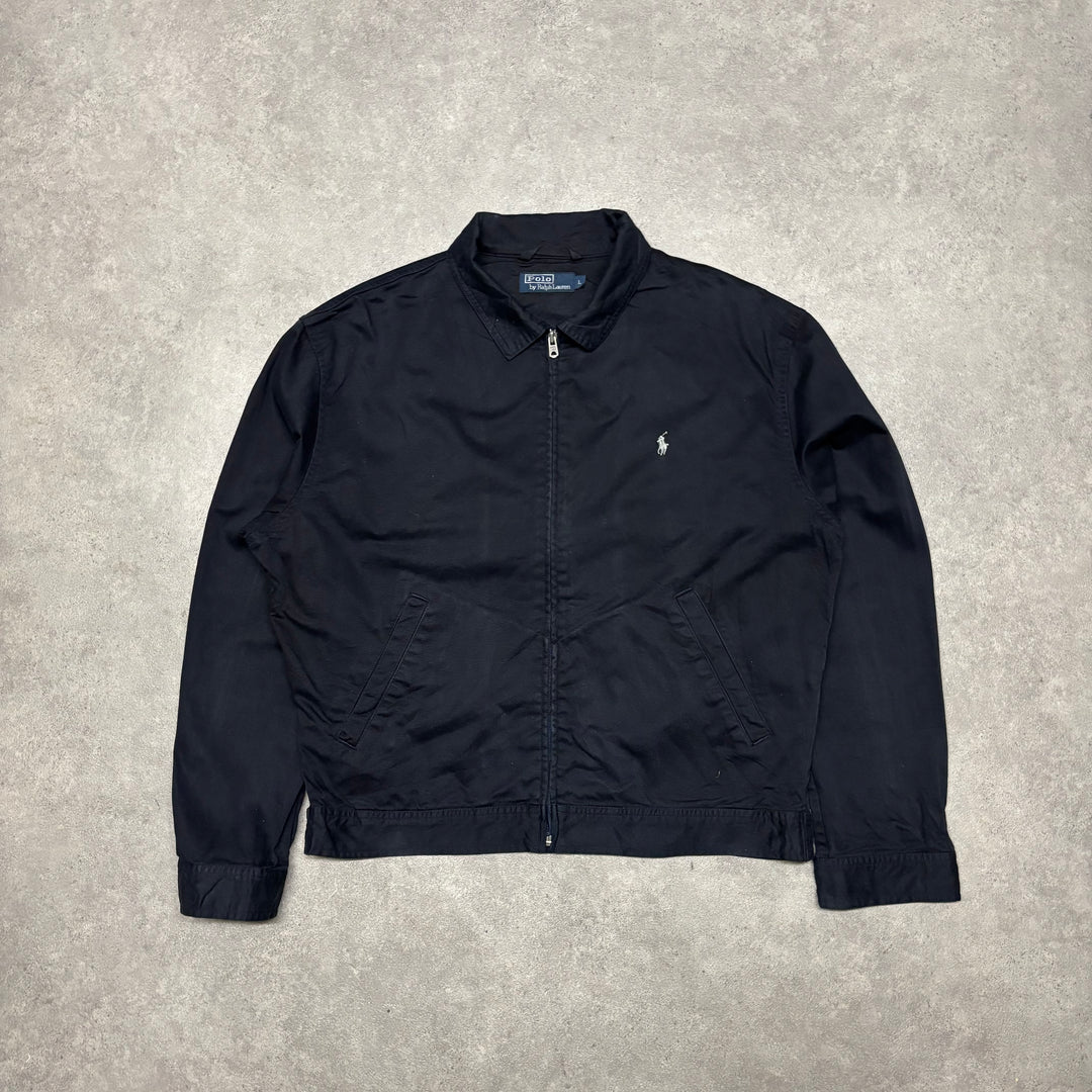 Vintage Polo Ralph Lauren Black Harington Jacket (L)