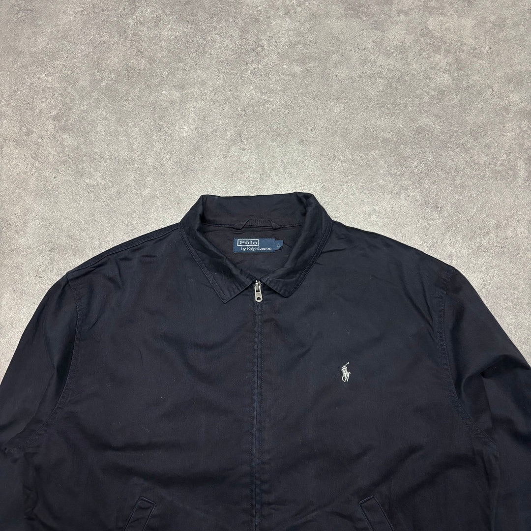 Vintage Polo Ralph Lauren Black Harington Jacket (L)