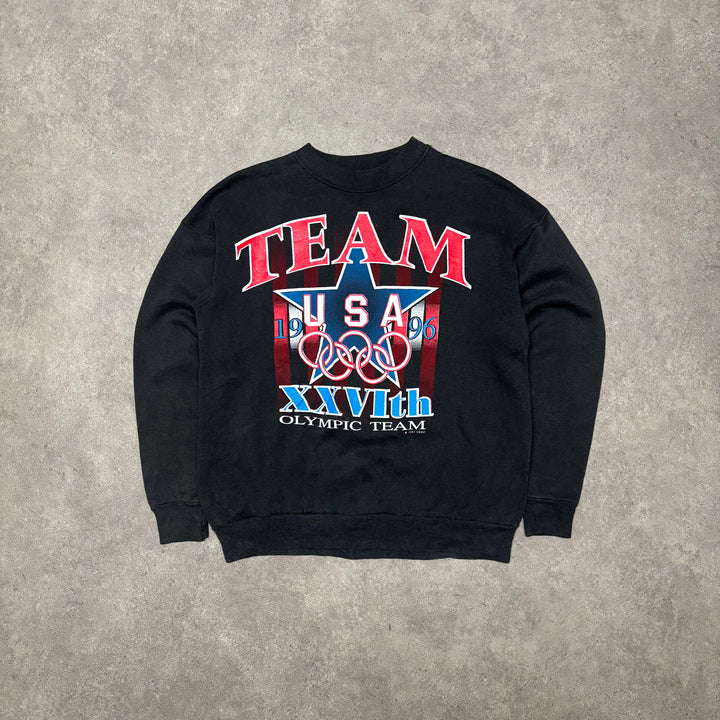 Vintage USA Olympic Team Grey Sweatshirt (M)
