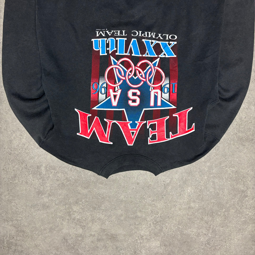 Vintage USA Olympic Team Grey Sweatshirt (M)