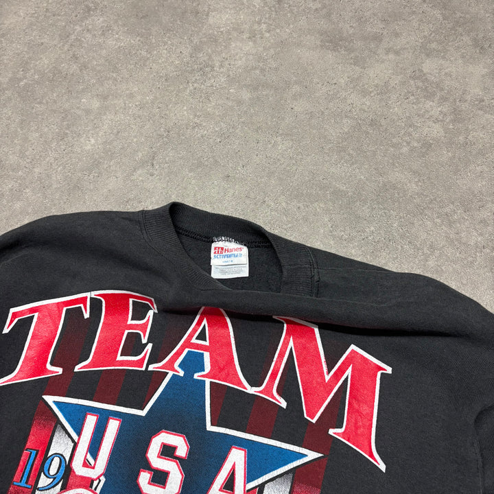 Vintage USA Olympic Team Grey Sweatshirt (M)