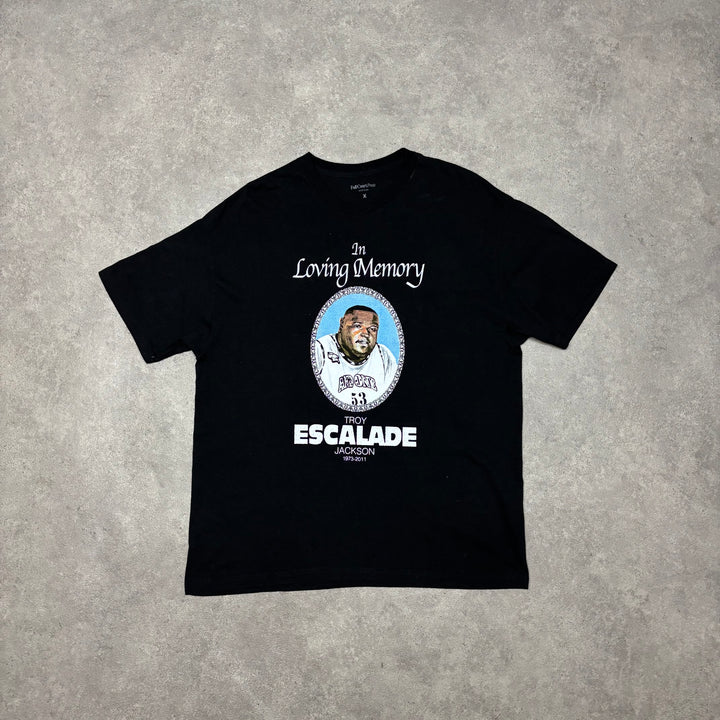 Escalede In Loving Memory Black Graphic T-Shirt (XL)