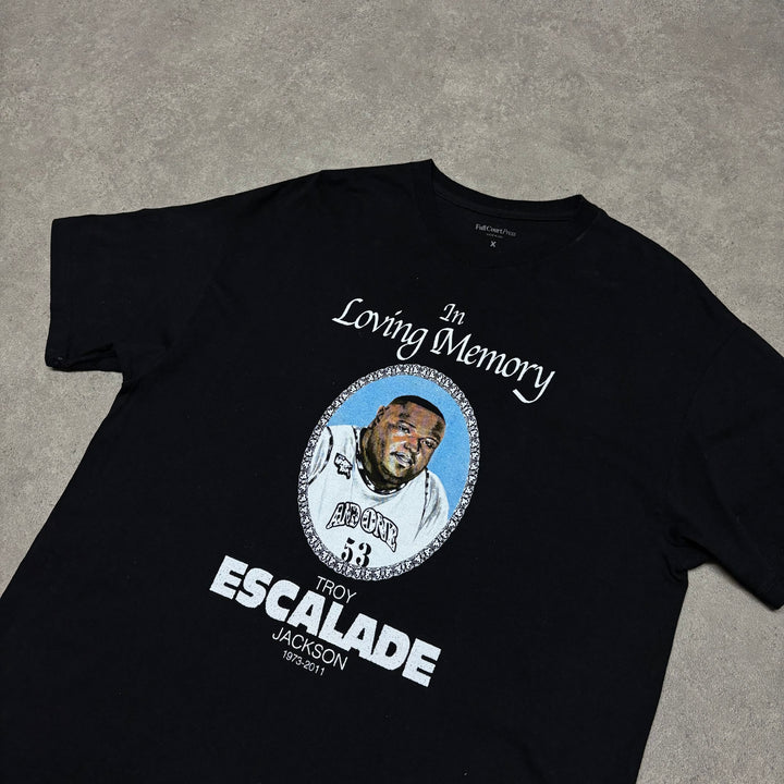 Escalede In Loving Memory Black Graphic T-Shirt (XL)