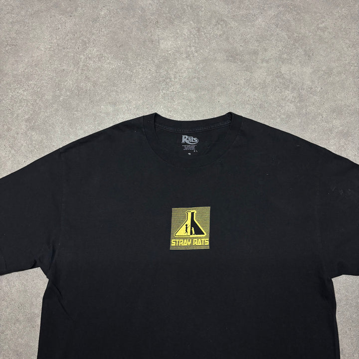 Tray Rats Black Graphic T-Shirt (XL)