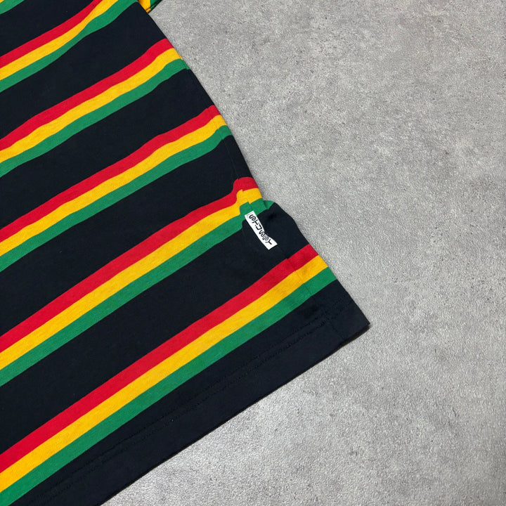 Vintage Stussy 1991 Tom Tom Striped T-Shirt (L)