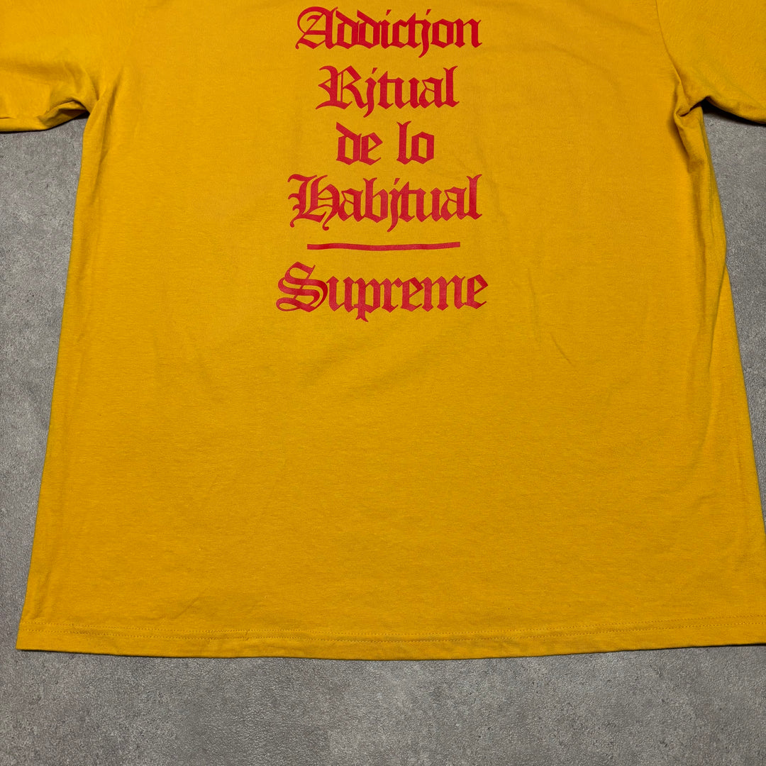 Supreme x Jane Addiction Yellow T-Shirt (XL)