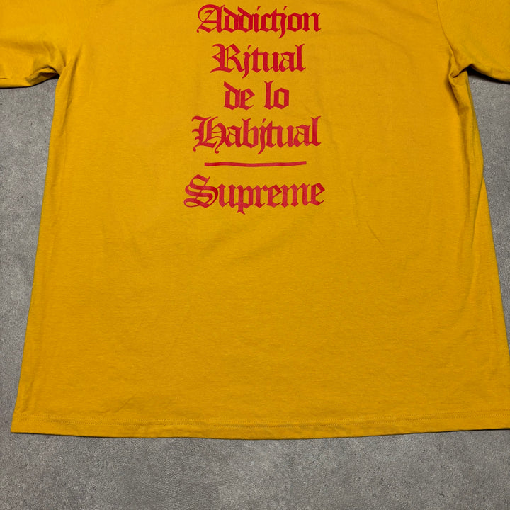 Supreme x Jane Addiction Yellow T-Shirt (XL)