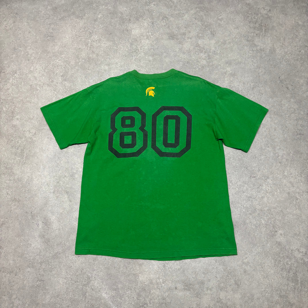 Vintage Stussy Green Made In USA T-Shirt (L)