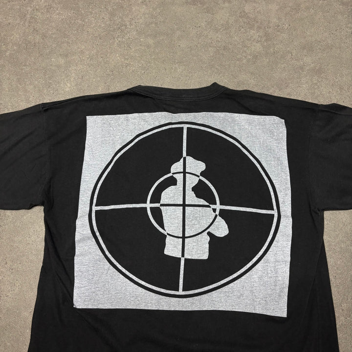 Vintage Public Enemy Black Graphic T-Shirt (L)