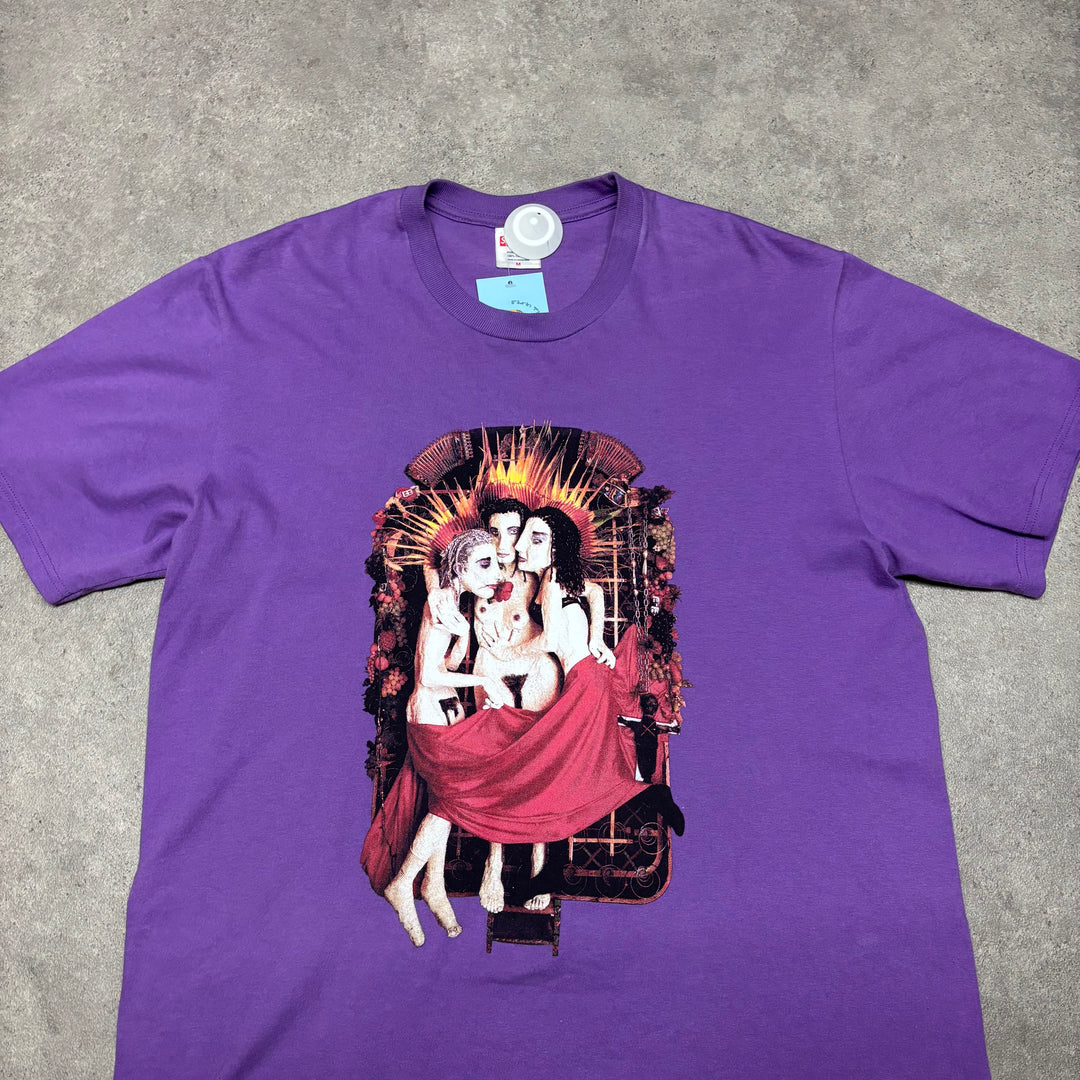 Supreme x Jane Addiction Purple Graphic T-Shirt (M)