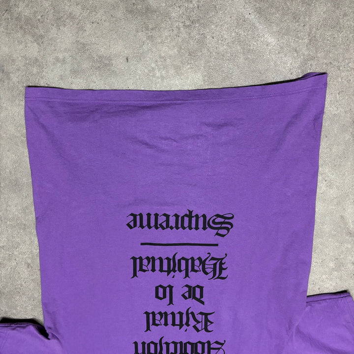 Supreme x Jane Addiction Purple Graphic T-Shirt (M)