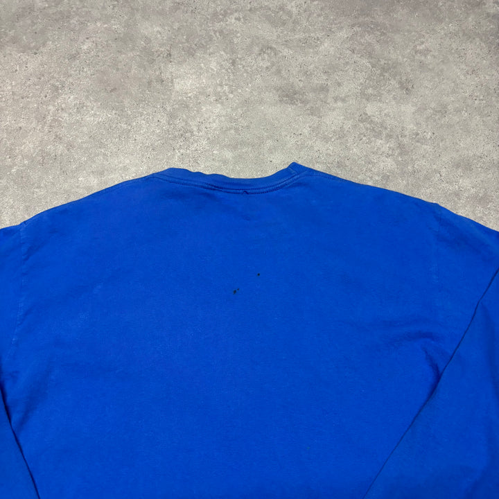 Supreme Comme De Garcon's Blue Long Sleeve T-Shirt (L)