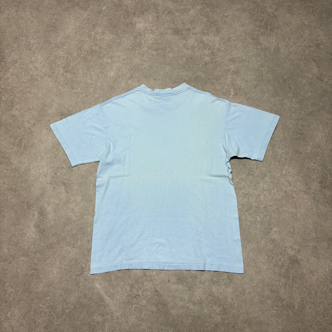 Vintage Stussy Baby Blue Made In USA T-Shirt (L)