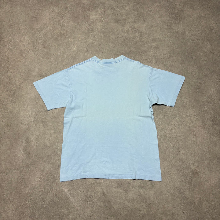 Vintage Stussy Baby Blue Made In USA T-Shirt (L)