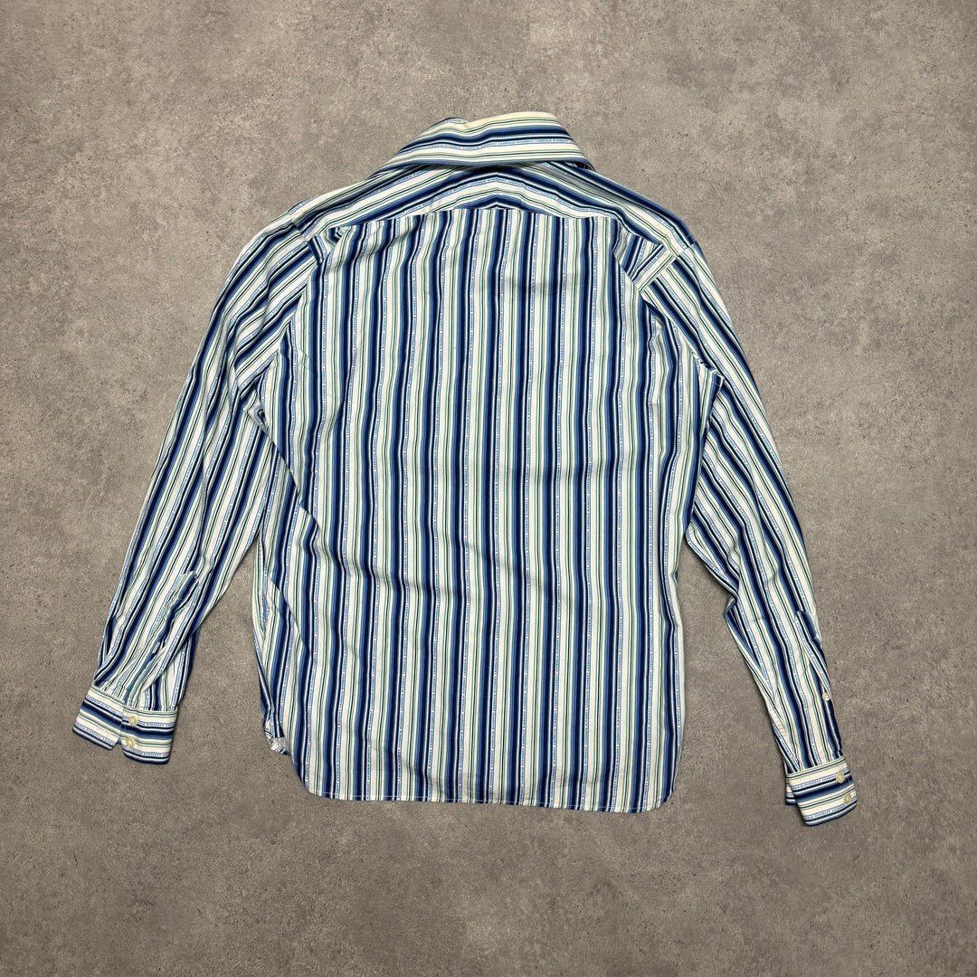 Vintage Burberry  Shirt Size M Blue